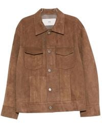 Ami Paris - Leather Jackets - Lyst