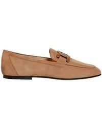 Tod's - Wildleder Mokassins Loafer Schuhe - Lyst