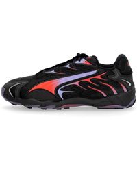PUMA - Schoenen ,Veelkleurig ,Zwart/Rode Lage Inhale Herenschoen - Lyst