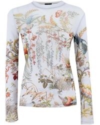 Etro - Tops ,Veelkleurig ,Geprinte Trui Met Lange Mouwen - Lyst