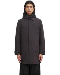 Woolrich - Jassen ,Zwart ,Leer Stretch 2 - Lyst