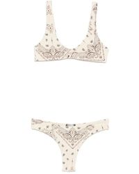 VENUJA - Bikini Met Paisleyprint En Kristallen - Lyst