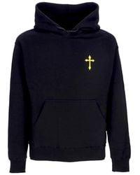 Propaganda - Zwarte Slangenprint Hoodie Mannen - Lyst