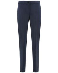 Pinko - Broeken ,Blauw ,Polyester Resta Broeken - Lyst