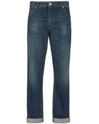 Balmain - Straight Fit Jeans - Lyst