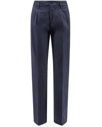 Aspesi - Straight Trousers - Lyst