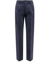 Aspesi - Broeken ,Blauw ,Rechte Broek - Lyst