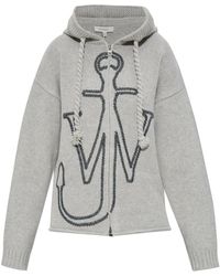 JW Anderson - Woll-Strickjacke - Lyst