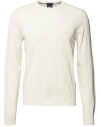 HUGO - Round-Neck Knitwear - Lyst