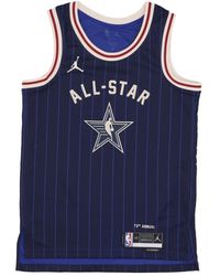 Nike - Fitness ,Blauw ,Polyester 2024 Nba All Star Game Tank Top - Lyst