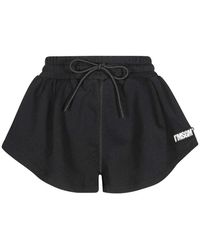 MSGM - Baumwoll-Shorts Mit Elastischem Bund - Lyst