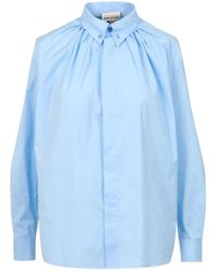 Semicouture - Oversized Poplin Katoenen Overhemd - Lyst