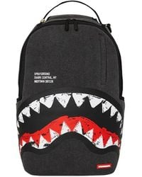 Sprayground - Tassen ,Veelkleurig ,Shark Central Painted Dlxs Rugzak - Lyst