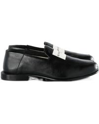 Givenchy - Schoenen ,Zwart ,Leer Label Loafers - Lyst