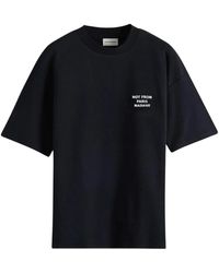 Drole de Monsieur - Tops ,Zwart ,Katoen Le T-Shirt Slogan - Lyst