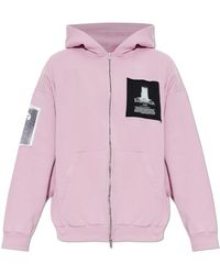 Balenciaga - Hoodies & Sweatvesten ,Roze ,Katoen Hoodie - Lyst