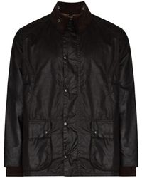 Barbour - Jassen ,Zwart ,Katoen Bedale Wax Jacket - Lyst