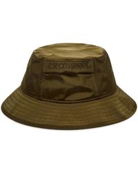 C.P. Company - Sombrero de nylon elegante con ala de 360 grados - Lyst