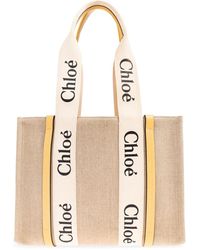 Chloé - Borsa shopper 'woody medium' - Lyst