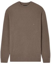 Emporio Armani - Round-Neck Knitwear - Lyst