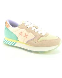 Sun 68 - Schoenen ,Veelkleurig ,Stijlvolle Nude Runner Schoenen - Lyst