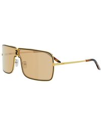 Fendi - Accessoires ,Geel ,Fe 40195U Zonnebril - Lyst