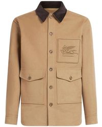 Etro - Katoenen Jas Met Pegaso - Lyst