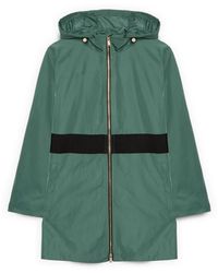FIORELLA RUBINO - Parka Met Contrastband - Lyst