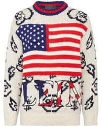 Philipp Plein - Alpaca Wool Usa Pullover Ronde Hals Ls - Lyst