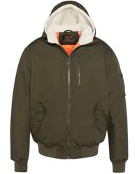 Schott Nyc - Blouson Met Capuchon En Fleecevoering - Lyst