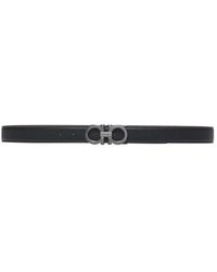 Ferragamo - Double Adjus Gancini Riem - Lyst