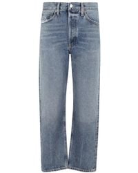 Agolde - Jeans Cortos Retro De Los 90, Mujer, Talla - Lyst