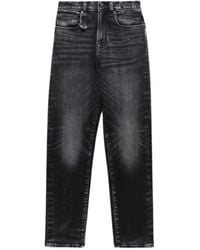 R13 - Shelly slim, morrison black, jeans - Lyst