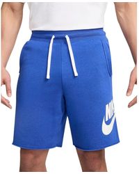 Nike - Fleece alumni bermuda shorts - Lyst