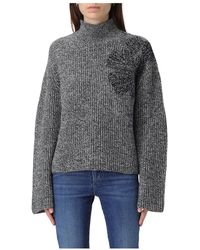 Liu Jo - Truien & Vesten ,Grijs ,Stijlvolle Sweaters Voor Vrouwen - Lyst