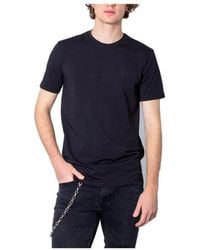 ARMANI EXCHANGE - T-Shirt Mit Rundhalsausschnitt Und Kurzen Ärmeln - Lyst