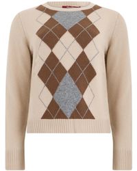Max Mara - Round-Neck Knitwear - Lyst