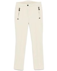 Moncler - Broeken ,Grenoble Witte Broek Slim Fit - Lyst