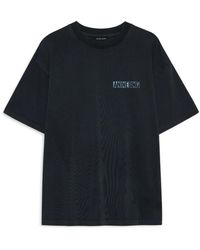 Anine Bing - Tops ,Zwart ,Katoen Cade Tee Palms - Lyst