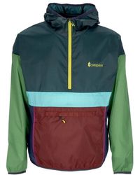 COTOPAXI - Jassen ,Veelkleurig ,Polyester Opvouwbare Windbreaker Anorak Met Capuchon - Lyst