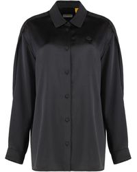 Moncler - Satijnen Overhemd - Lyst