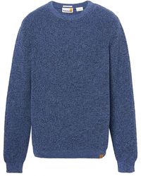 Timberland - Blauwe Crew Neck Sweater Williams River - Lyst