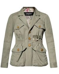 DSquared² Military style jacket - Gris