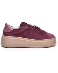 GIO+ - Wildleder Sneakers Mit 5Cm Absatz - Lyst