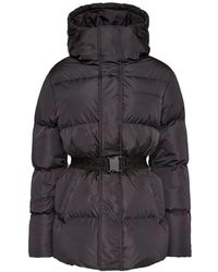 DSquared² - Zwarte Gewatteerde Jas Met Trekkoord Capuchon - Lyst
