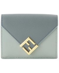 Fendi - Ff Diamonds Tri-Fold Wallet - Lyst