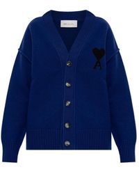 Ami Paris - De Coeur Cardigan - Lyst