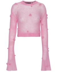 ROTATE BIRGER CHRISTENSEN - Round-Neck Knitwear - Lyst