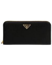 Prada - Nylon Logo Wallet - Lyst