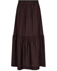 co'couture - Rokken ,Bruin ,Maxi Rokken - Lyst